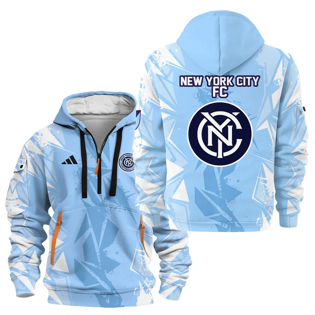 Sport Hoodie Half Zipper MLS 2025 For Fans Sport HVN1068NYC061725HODZ