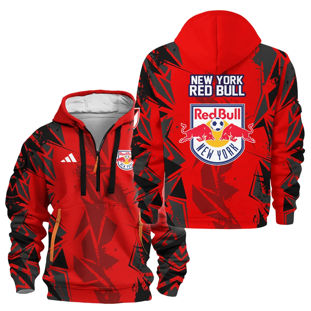 Sport Hoodie Half Zipper MLS 2025 For Fans Sport HVN1068NYR061725HODZ