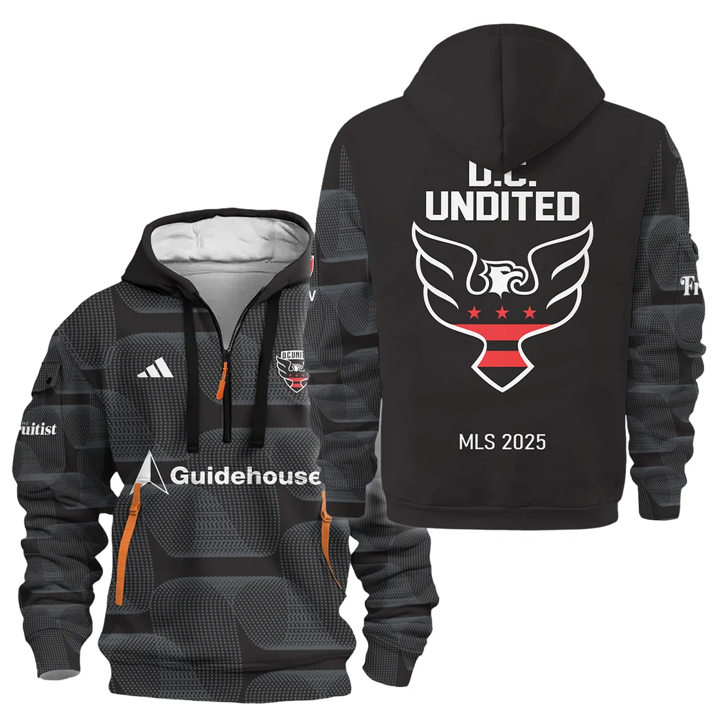 Sport Hoodie Half Zipper MLS 2025 For Fans Sport HVN1096DCU062825HODZ