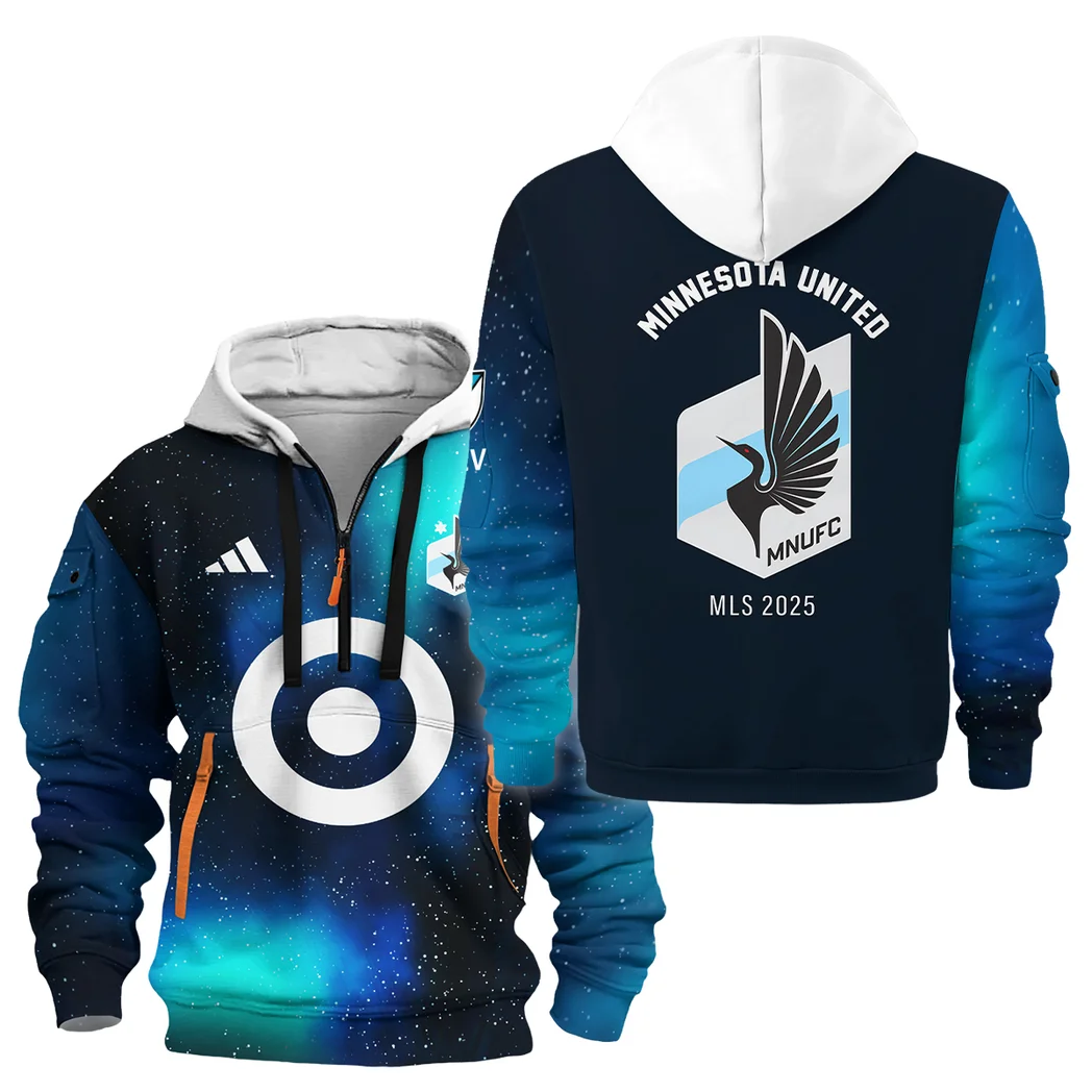 Sport Hoodie Half Zipper MLS 2025 For Fans Sport HVN1096MU062825HODZ