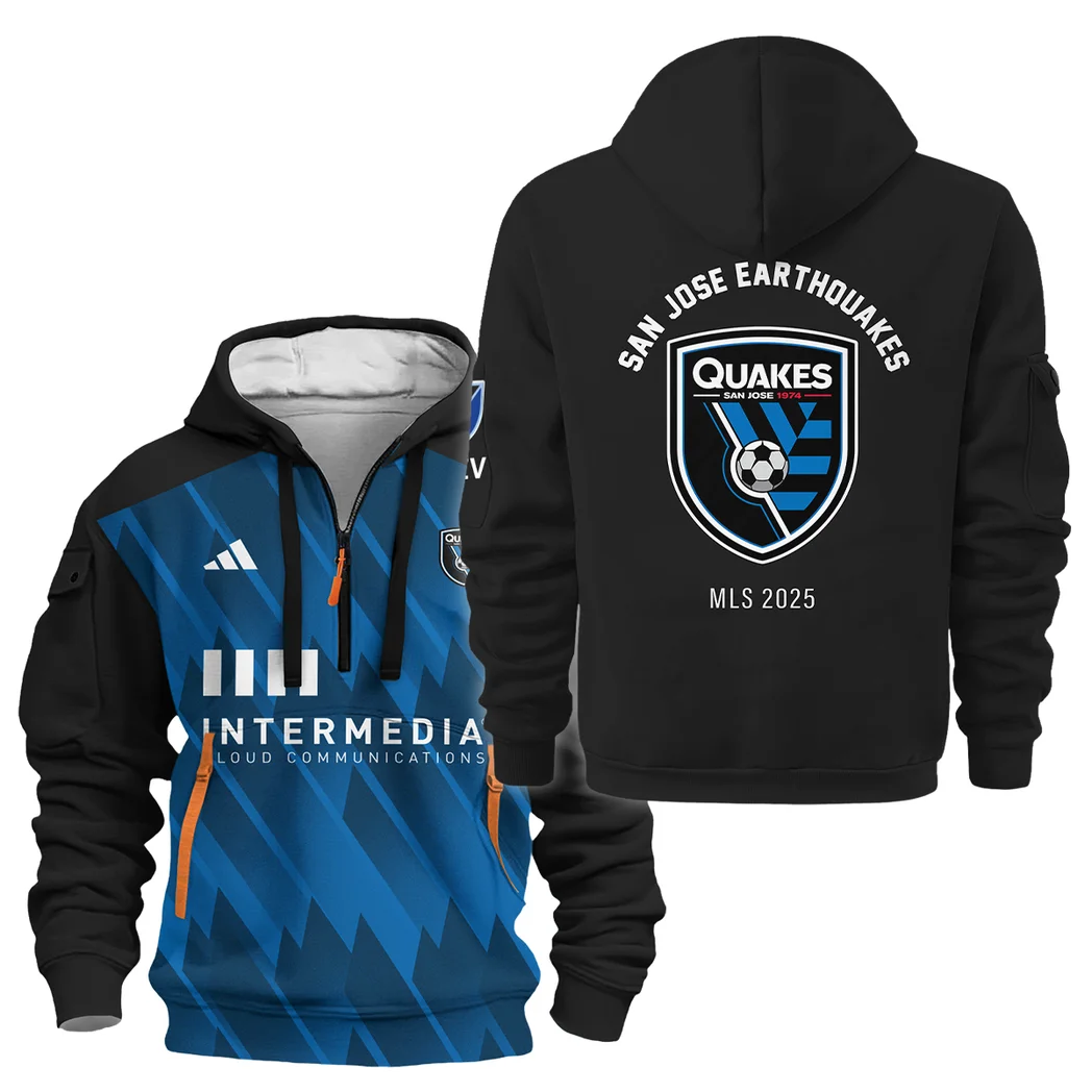 Sport Hoodie Half Zipper MLS 2025 For Fans Sport HVN1096SJE062825HODZ