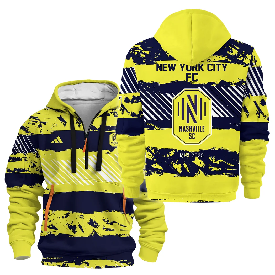 Sport Hoodie Half Zipper MLS 2025 For Fans Sport HVN1097NSC062825HODZ