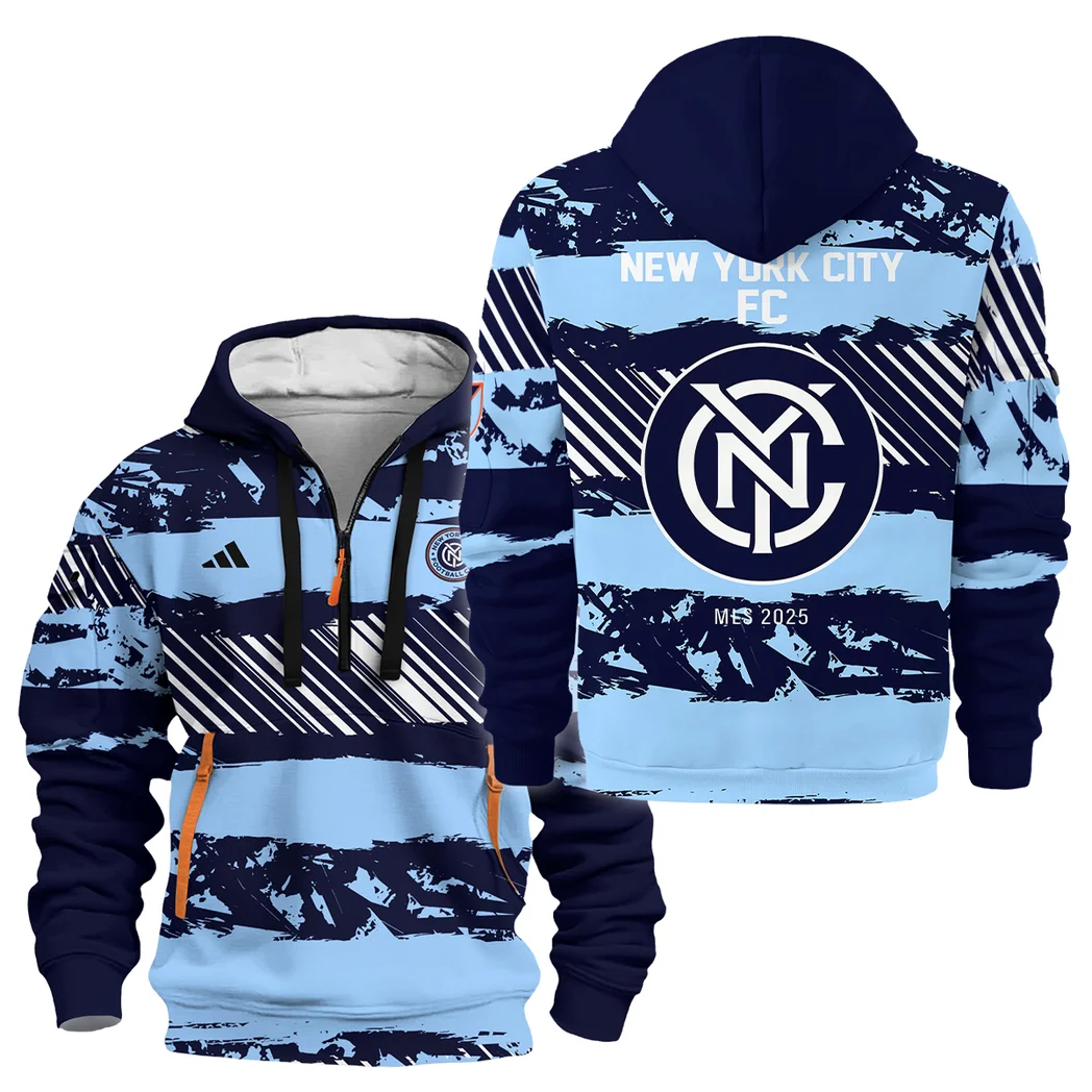 Sport Hoodie Half Zipper MLS 2025 For Fans Sport HVN1097NYC062825HODZ