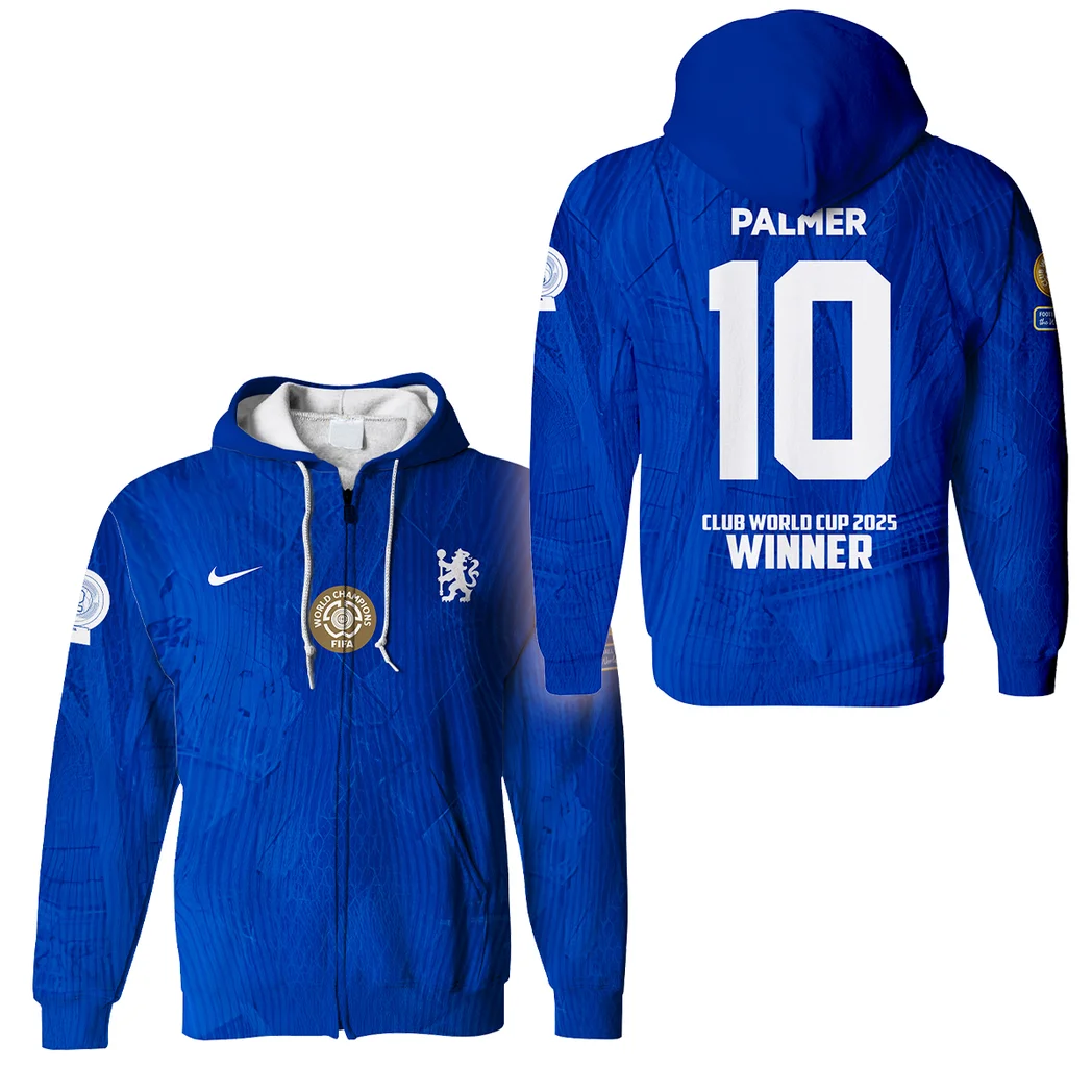 Sport Zipper Hoodie  Club World Cup 2025 Champions For Fan Football HVN1129CP071425ZHD