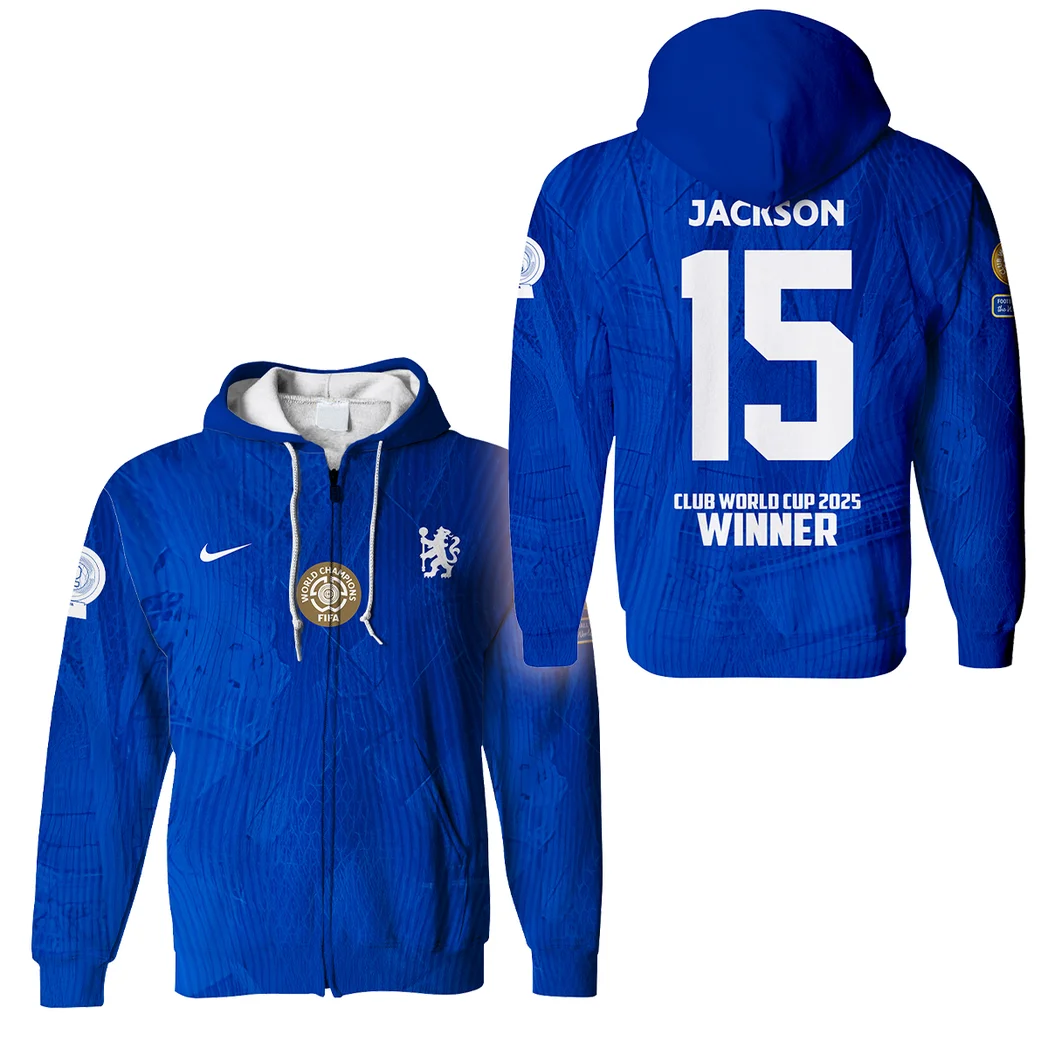 Sport Zipper Hoodie  Club World Cup 2025 Champions For Fan Football HVN1129NJ071425ZHD