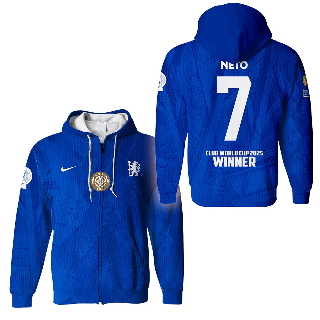 Sport Zipper Hoodie  Club World Cup 2025 Champions For Fan Football HVN1129PN071425ZHD