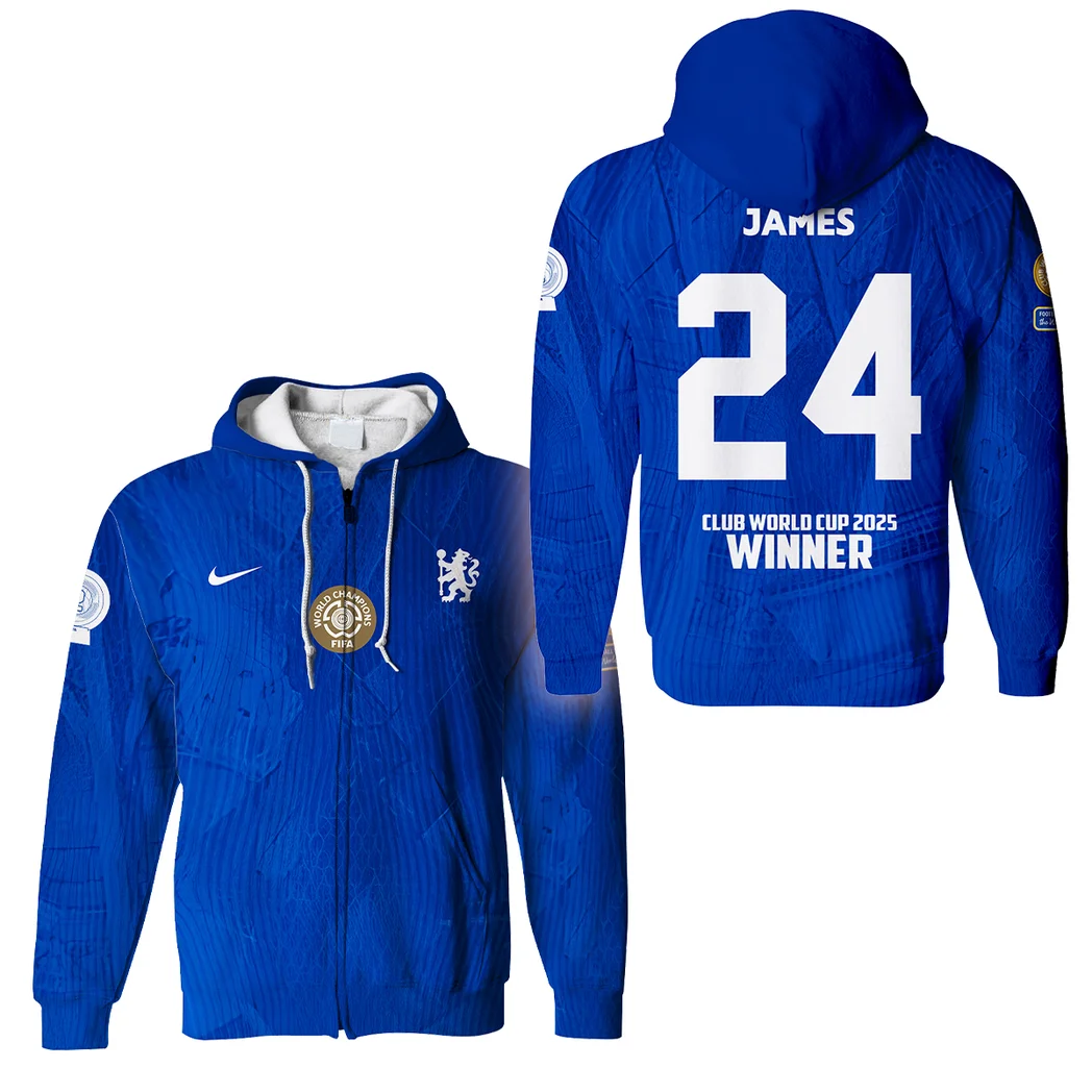 Sport Zipper Hoodie  Club World Cup 2025 Champions For Fan Football HVN1129RJ071425ZHD