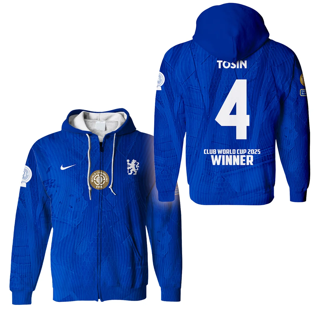 Sport Zipper Hoodie  Club World Cup 2025 Champions For Fan Football HVN1129TA071425ZHD